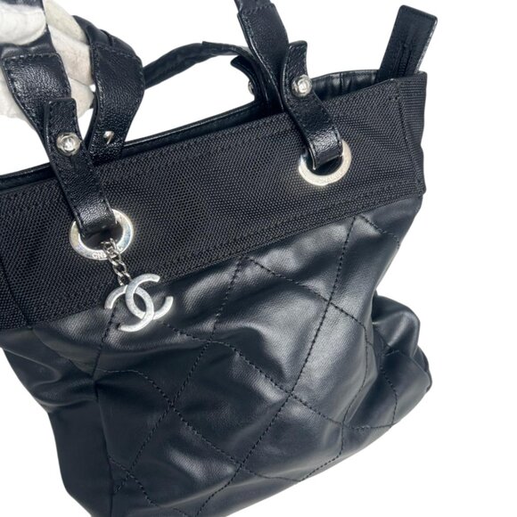 💎✨BEAUTIFUL✨💎AUTHENTIC CHANEL Tote Bag Black - Picture 3 of 16